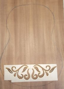Template for inlay pattern