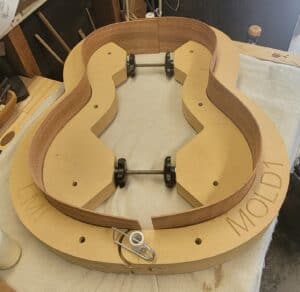 Sides ready for kerfed lining