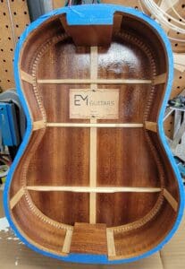 Inside of Guitar completed