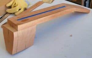 Neck Before fashioning heel